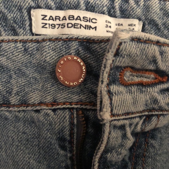 embroidered zara jeans - Picture 3 of 4